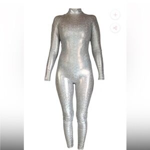 NWT My Bubble Bum Full Length Catsuit Bodysuit Unitard size S